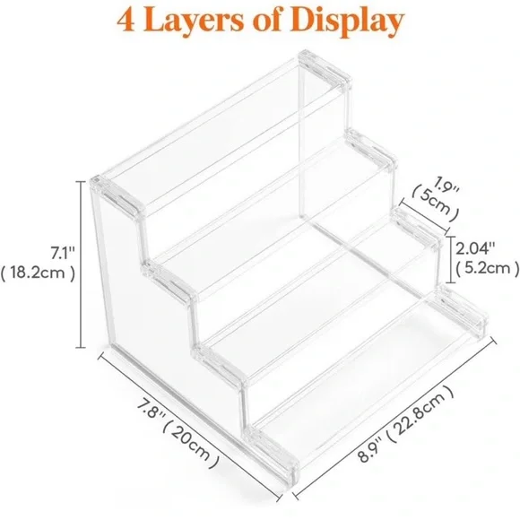 Clear Acrylic 4 Tier Riser - Picture 2 of 3